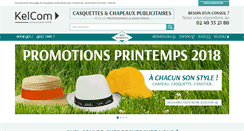 Desktop Screenshot of casquette-publicitaire-pro.com